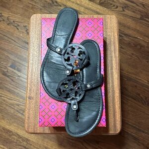 Tory Burch Miller Sandal (Black)